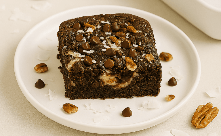 Low-Carb Chocolate Earthquake Cake